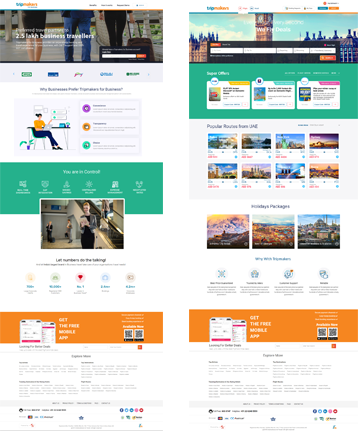 Tripmakers.com website designer
