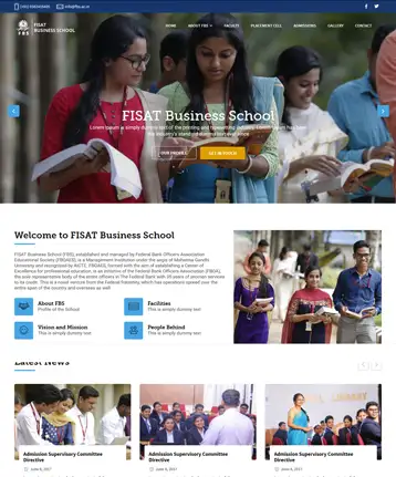 Engineering college website design companies in Kochi